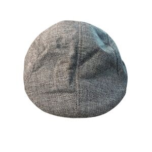 🟢 Gray Textured Paperboy Hat